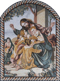 Religious Mosaic Art - Jesus with the children | Clearance | Mozaico