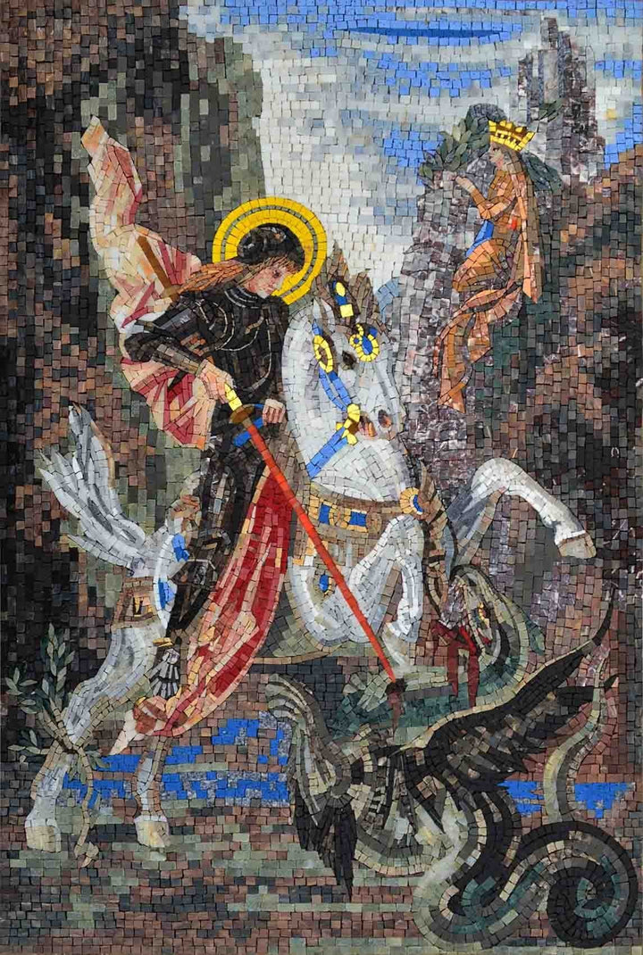 Icon - Mosaic Portrait of St. George
