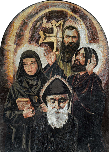 Christian Icon Mosaic Wall Art