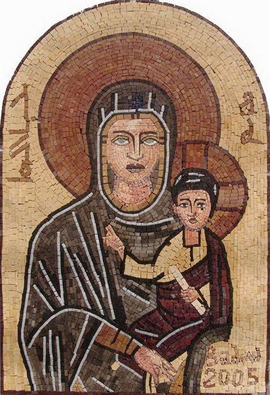 Marble Mosaic Religious Art For Sale