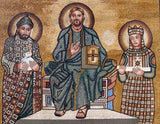 Jesus With St Peter and Paul Mosaic Art