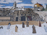 Biblical Jerusalem - Handmade marble Mosaic