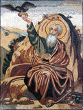 Saint Elias holding a bird Mosaic