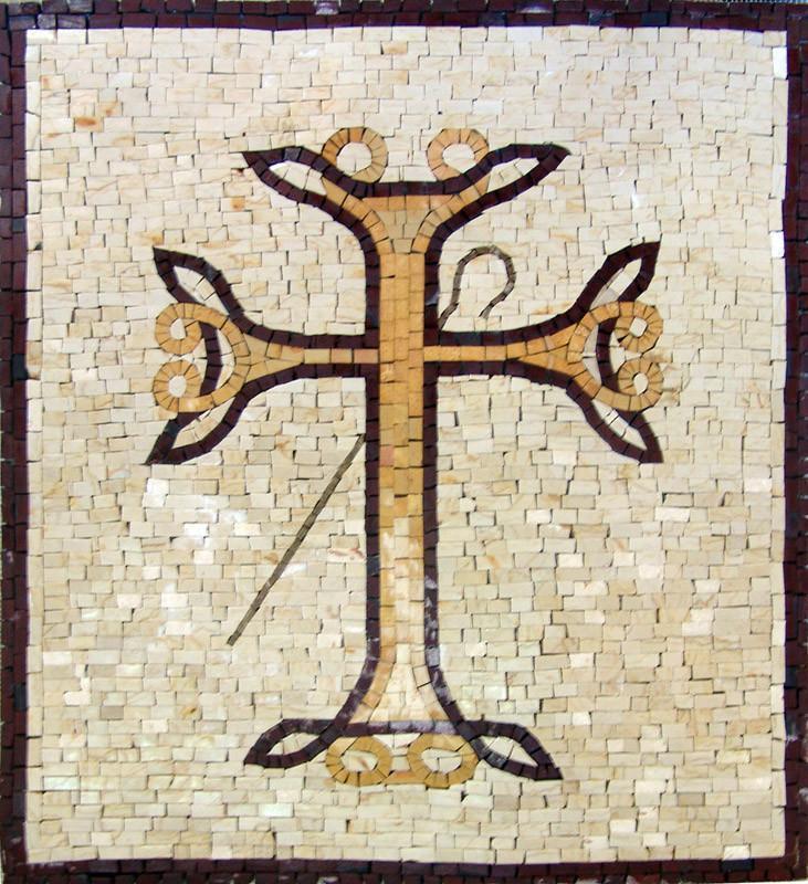 Cross Marble Mosaic