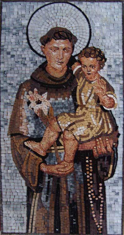 Saint Antoine De Padoue Mosaic