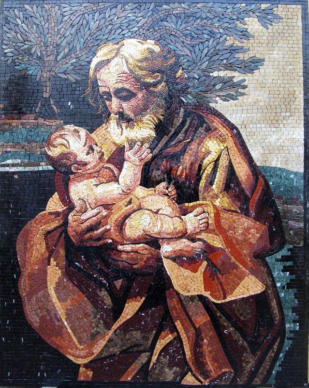 Saint Joseph - Impressionist Mosaics