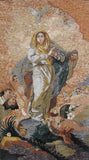 Mosaic Christian Icons - Virgin Mary Of Mercy
