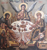 The Three Angels by Bev Dunbar Mosaic