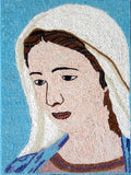 Virgin Mary Glass Mosaic