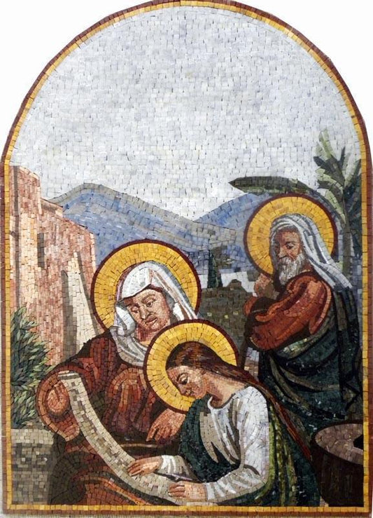 Yoakim and Anna Marble Mosaic Art