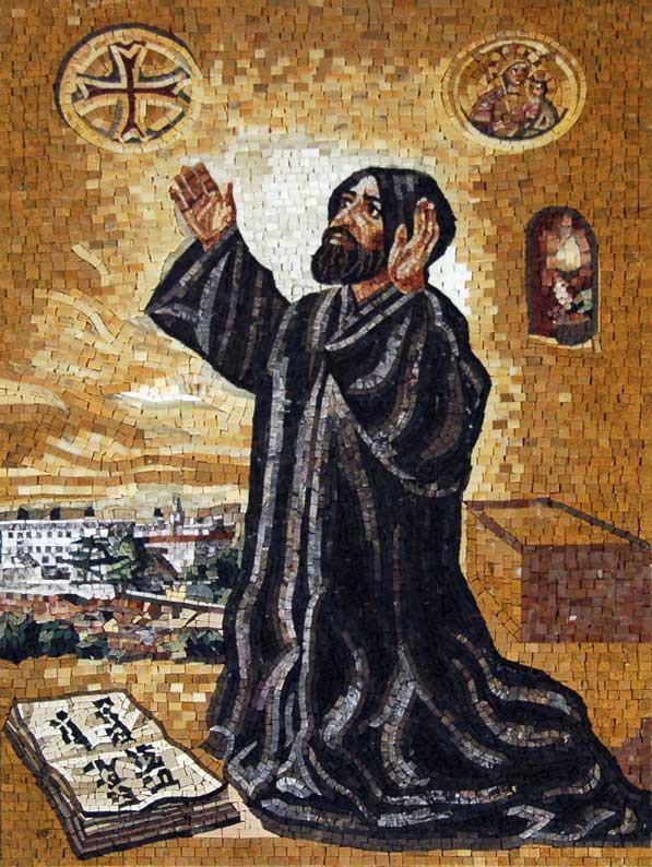 Saint Hardini Mosaic Icon