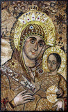 Vierge Marie et Jesus Mozaique Mosaic