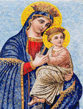 Light of Jesus and Mary Iconic Mosaic