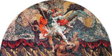 Saint Michael Icon Mosaic Marble