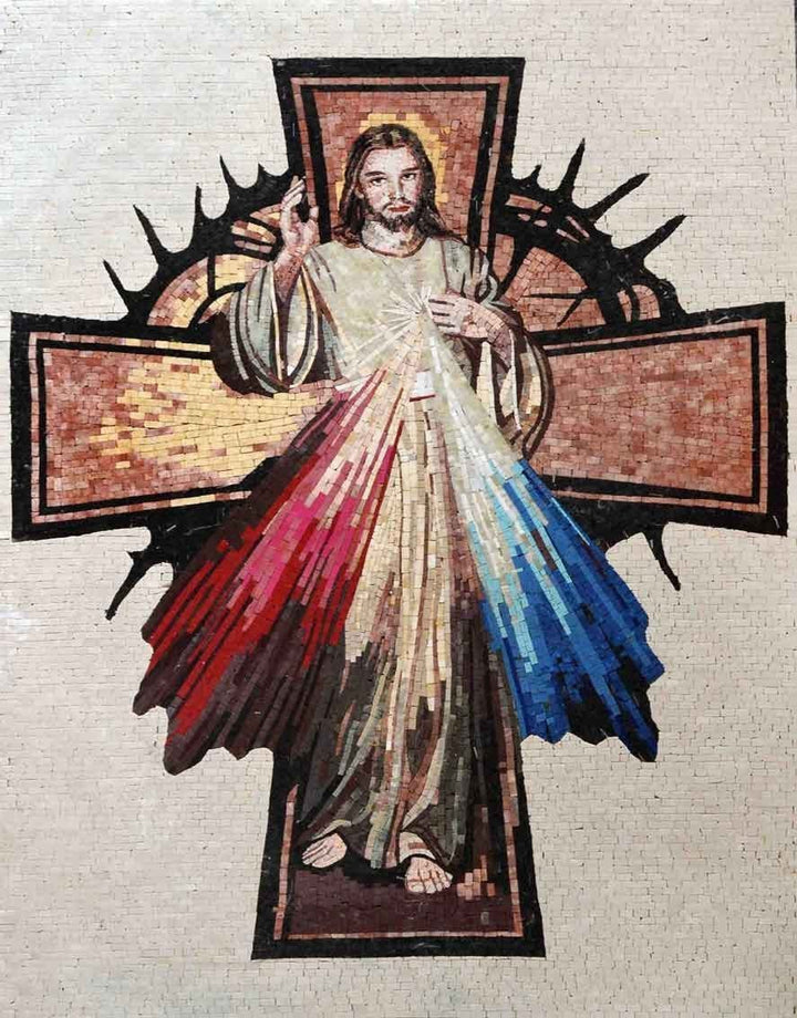 Jesus Christ Blessings - Mosaic Art