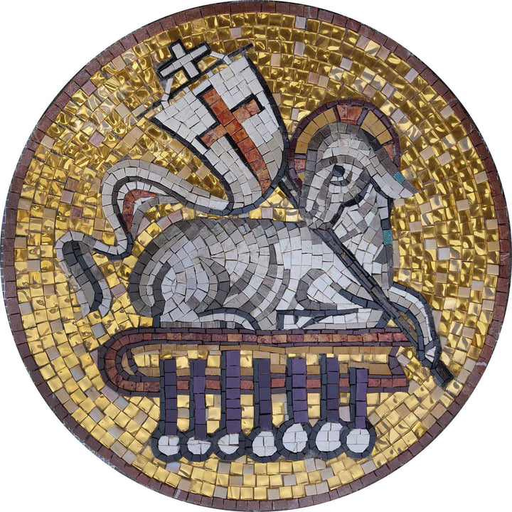 Lamb of God - Mosaic Art