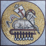 Religious Mosaic Mural - God's Lamb