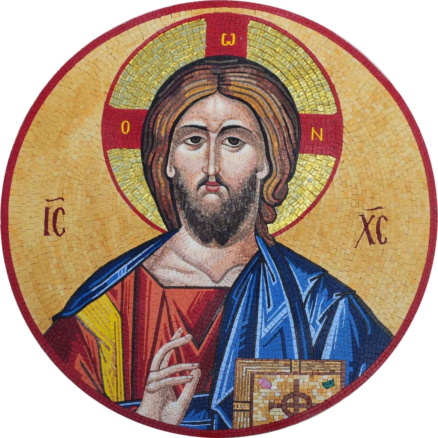 Mosaic Medallion - The Portrait Of Christ