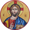 Mosaic Medallion - The Portrait Of Christ