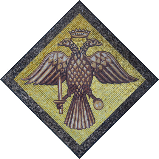 Custom Mosaic - Double-Headed Eagle