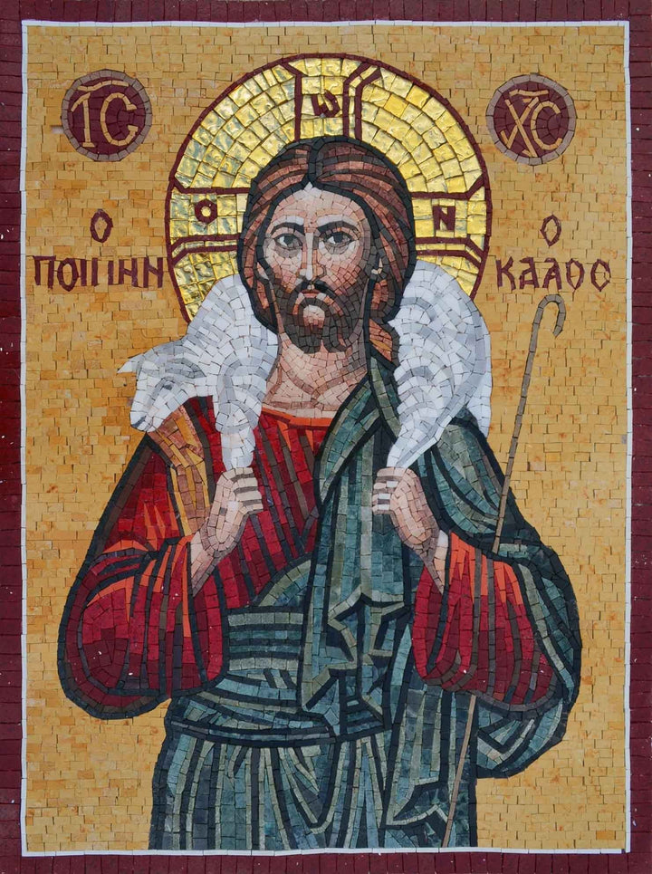 Mosaic Icon - Parable of the Lost Sheep