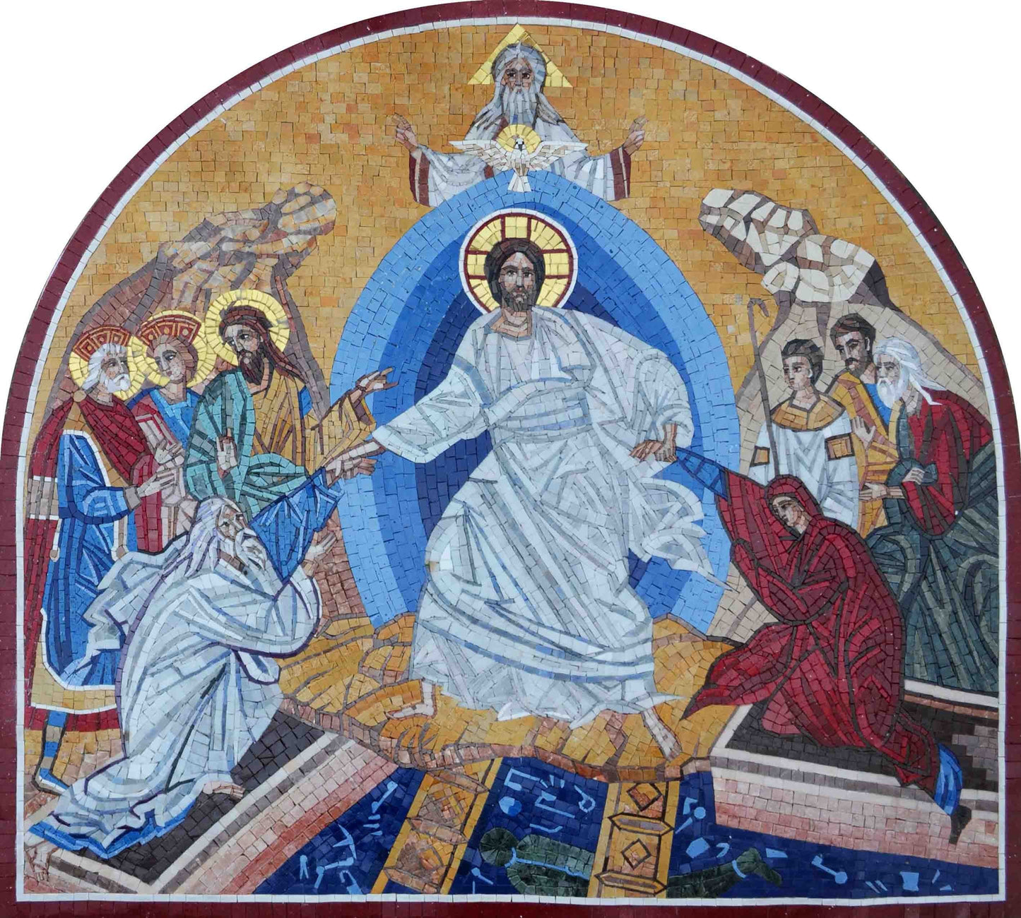 Resurrection Mosaic - The Resurrection of Jesus