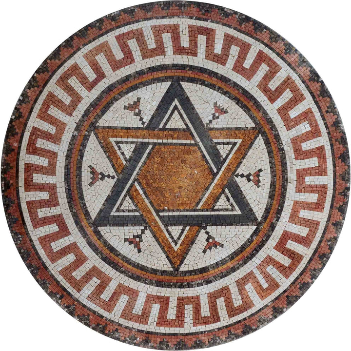 Mosaic Medallion - Star of David