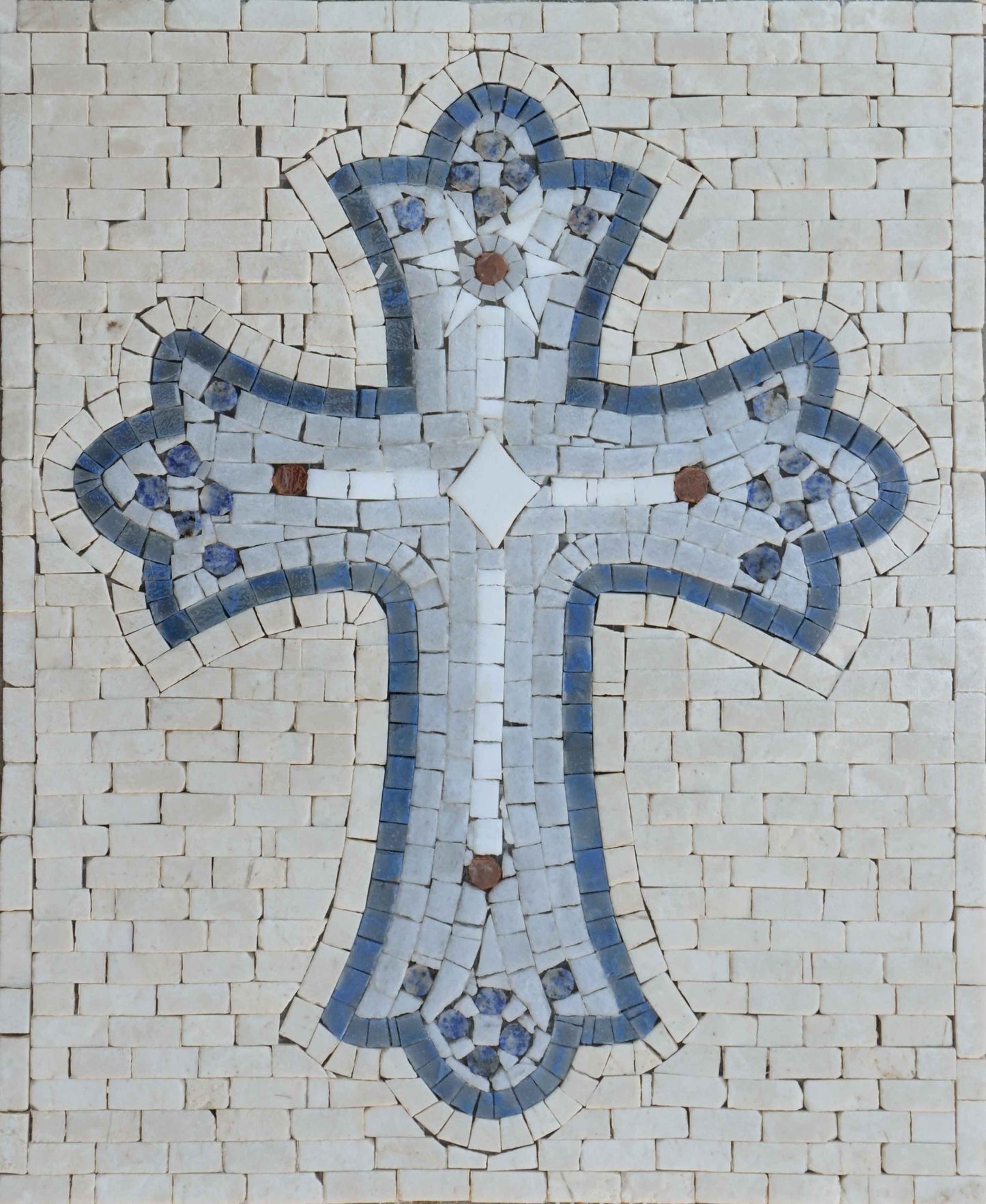 Religious Mosaic: The Christian Cross