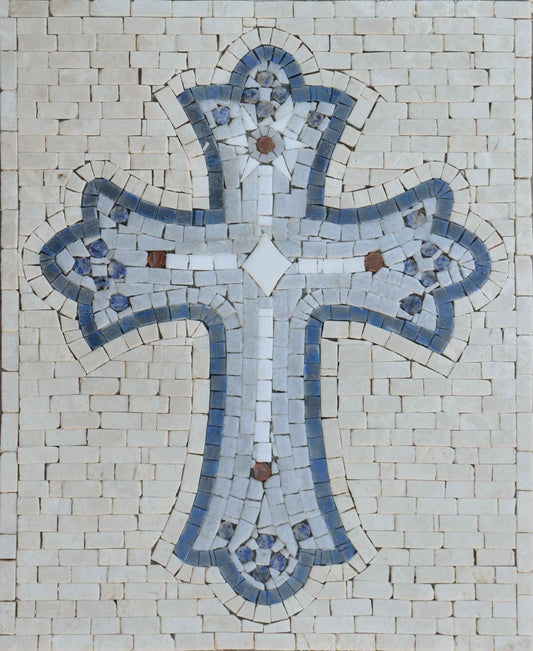 Religious Mosaic: The Christian Cross