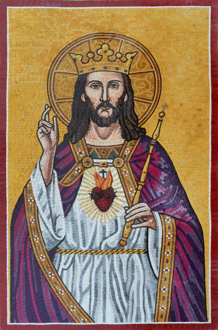 Mosaic Icon - Depiction of Jesus