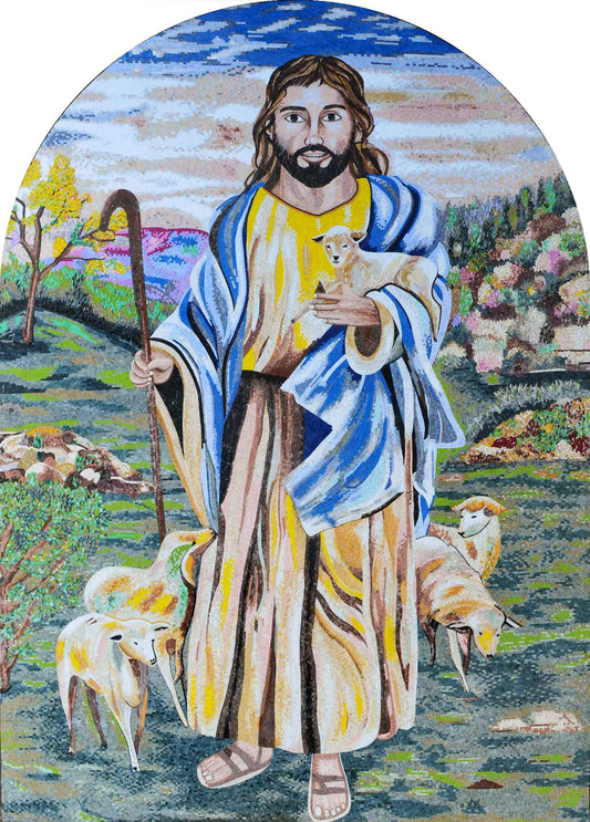 Mosaic Art - Jesus the great shepherd