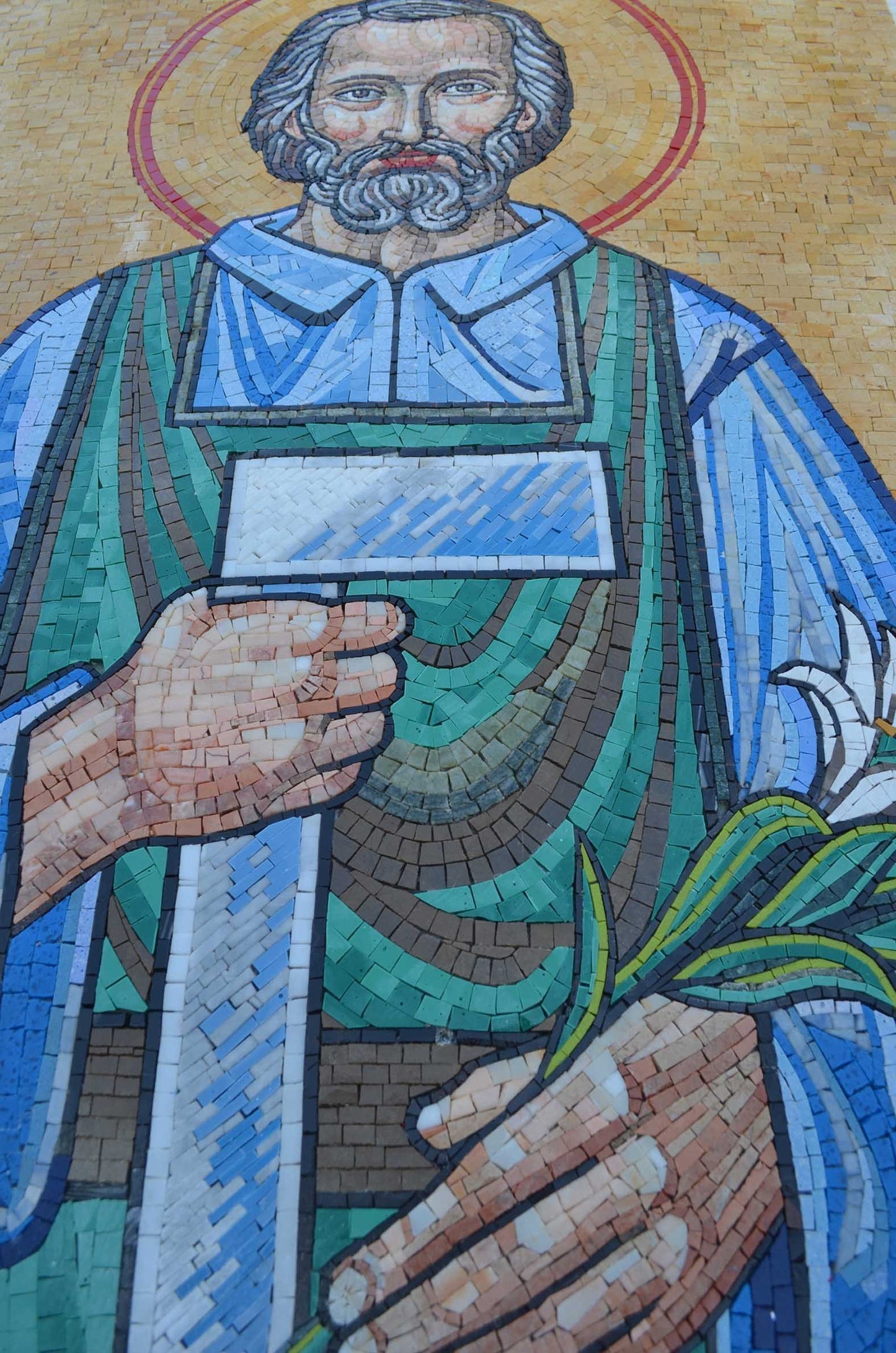 Saint Joseph The Worker Mosaic