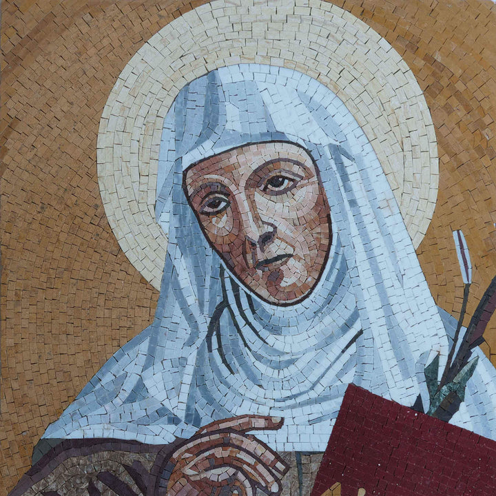 Saint Angela - Mosaic Portrait