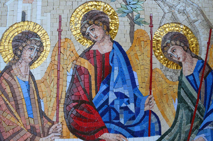 The Trinity Icon - Mosaic Reproduction