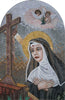 Saint Rita Religious Mosaic Art