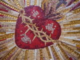 Crucification of the Heart of Christ Mosaic Mural