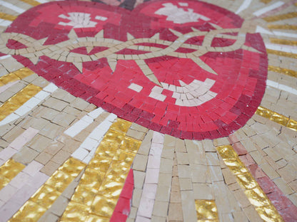 Christian Mosaic Art - The Sacred Heart