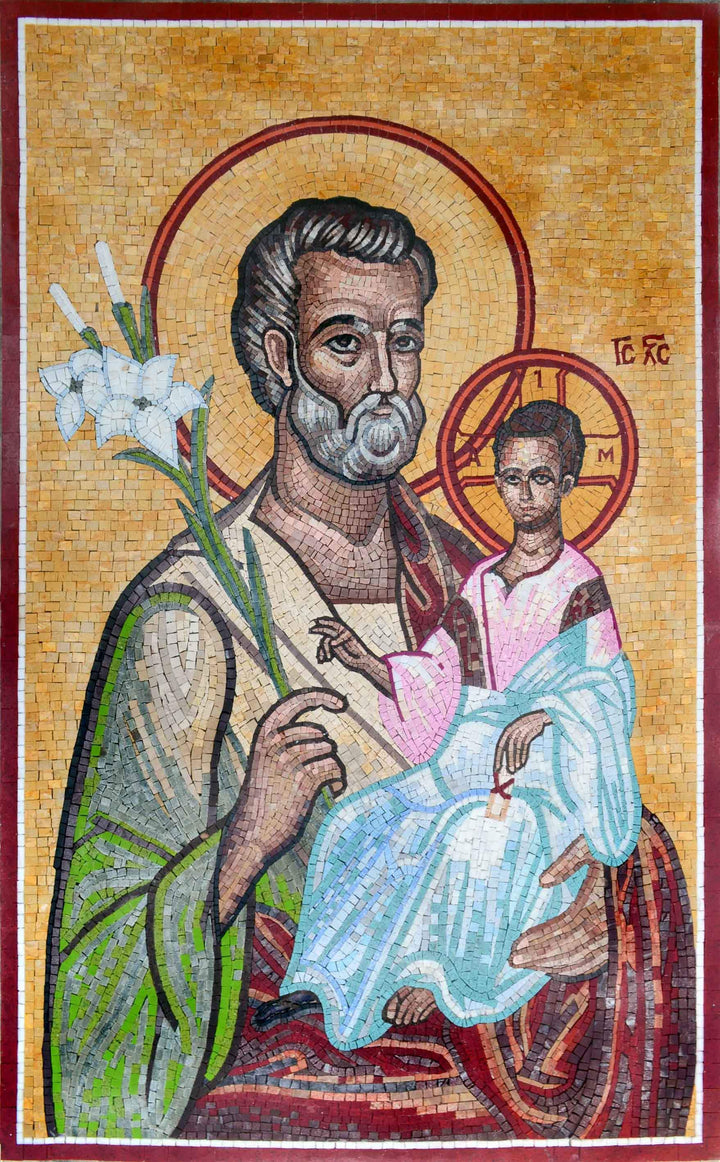 Mosaic Portrait - Saint Joseph