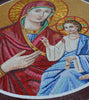 Religious Mosaic - Jesus and Mary