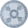 Mosaic Medallion - Christian Cross