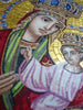 Religious Mosaic - Jesus & Mary