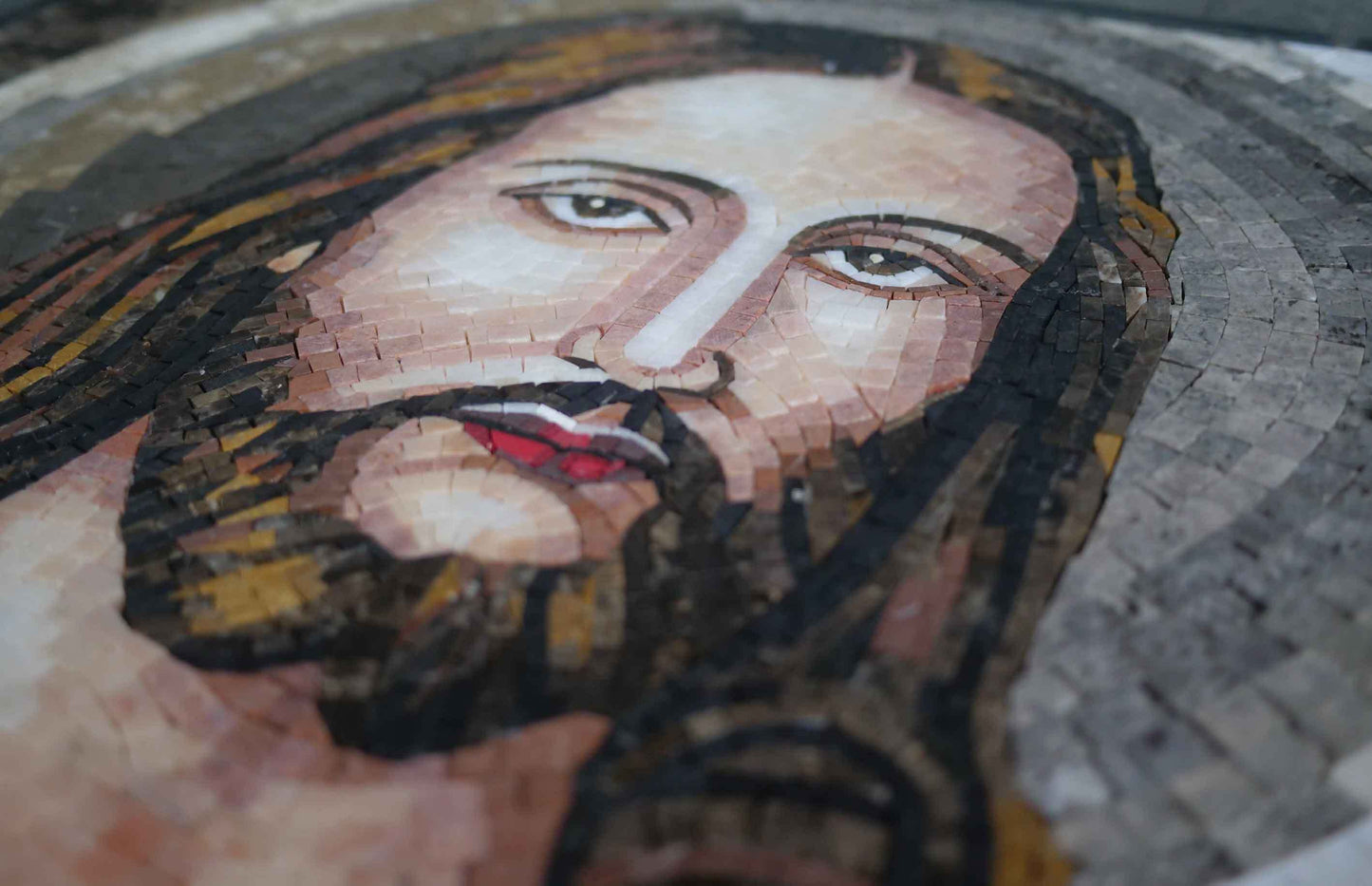 Christian Mosaic - Jesus's Sacred Heart