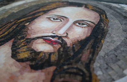 Christian Mosaic - Jesus's Sacred Heart
