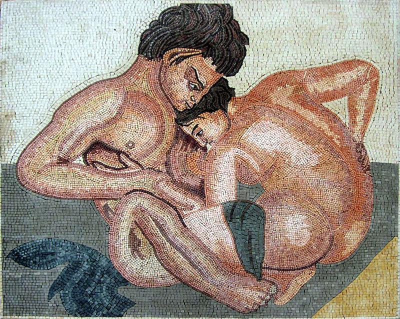 Castor and Pollux - Mosaic Ancient Mythology