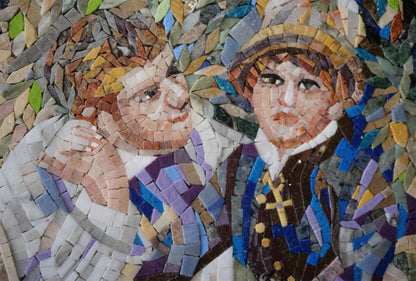 The Two Kids - Mosaic Medallion