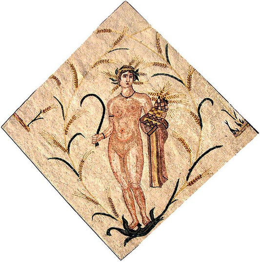 DEMETER Goddess of Harvest Mosaic