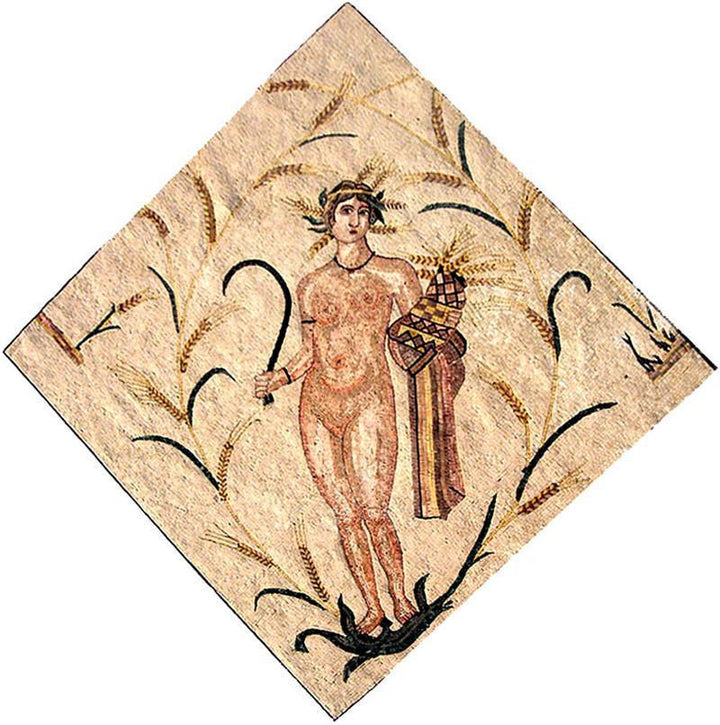 DEMETER Goddess of Harvest Mosaic