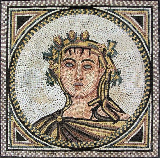 Adonis The God Of Beauty Mosaic Art