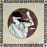 Lady Justice Mosaic Accent