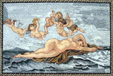 Alexandre Cabanel Birth of Venus " - Mosaic Art Reproduction "